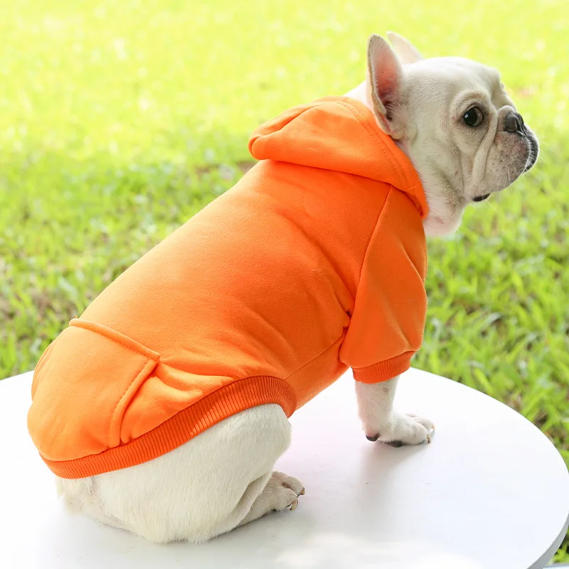 DualPet Dog Hoodie Winter Dog Sweaters Pet Cold Warm Weather Sweatshirt Hoodie for Small Medium Dogs and Cat XS-2XL Pet Supplies - Image 7