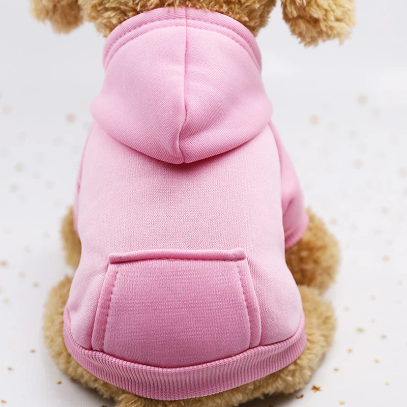 DualPet Dog Hoodie Winter Dog Sweaters Pet Cold Warm Weather Sweatshirt Hoodie for Small Medium Dogs and Cat XS-2XL Pet Supplies - Image 11